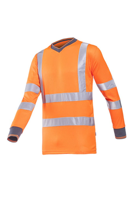 3890 T-shirt Bresso fluo oranje XL
