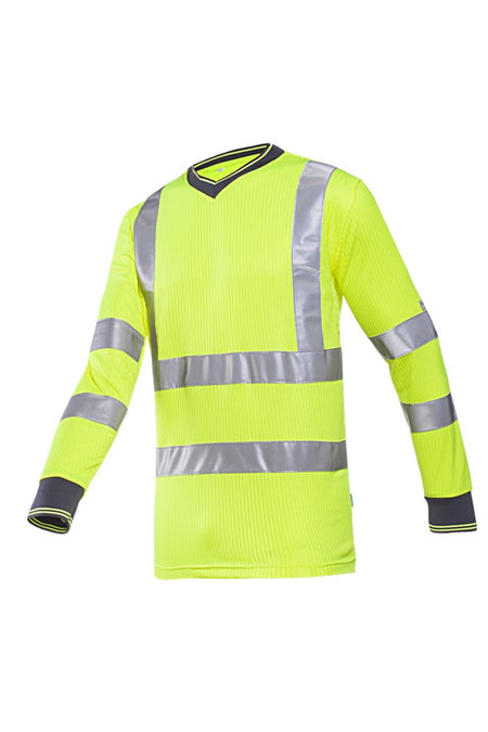 3890 T-shirt Bresso fluo geel L