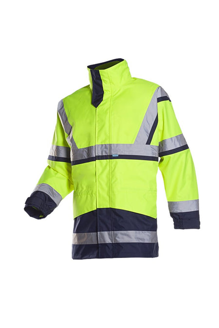 401A Parka 4-1 Powell fl geel/mar 3XL