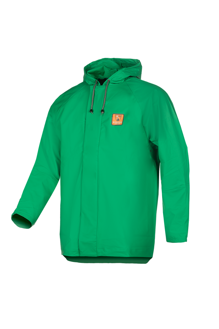 4821 Regenjas Banteer groen M
