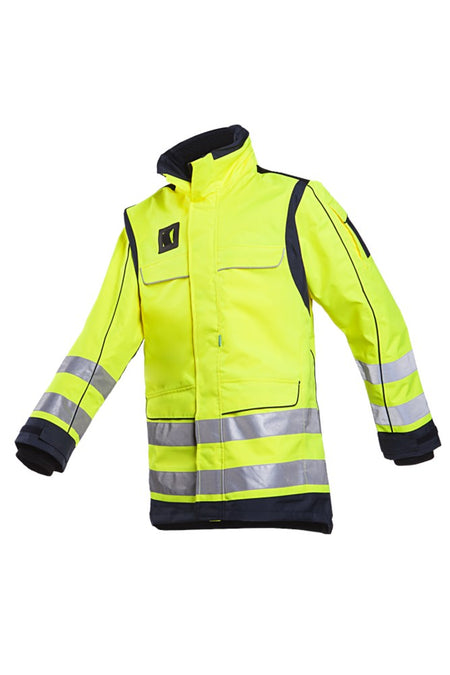 520A Parka Thornton fluo geel/blauw XL