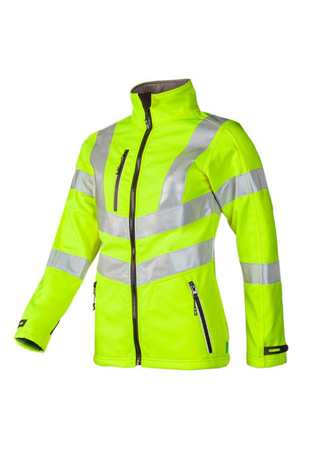 547A Softshell Jerica fluo geel XL