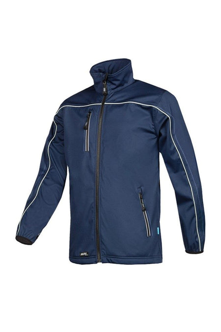 553A Softshell Cardi Nassaublauw L