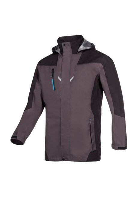 571A Regenjas Colton Grijs/Zwart 2XL