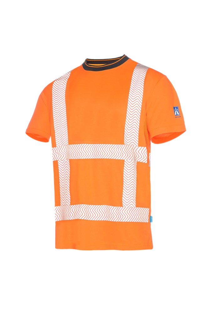 585A T-shirt RWS Matane fluo oranje S