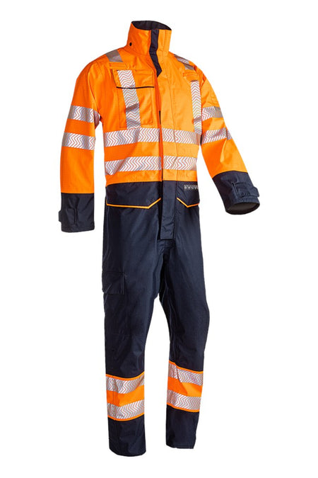 5908 Regenoverall Aksdal fl oranje/mar L