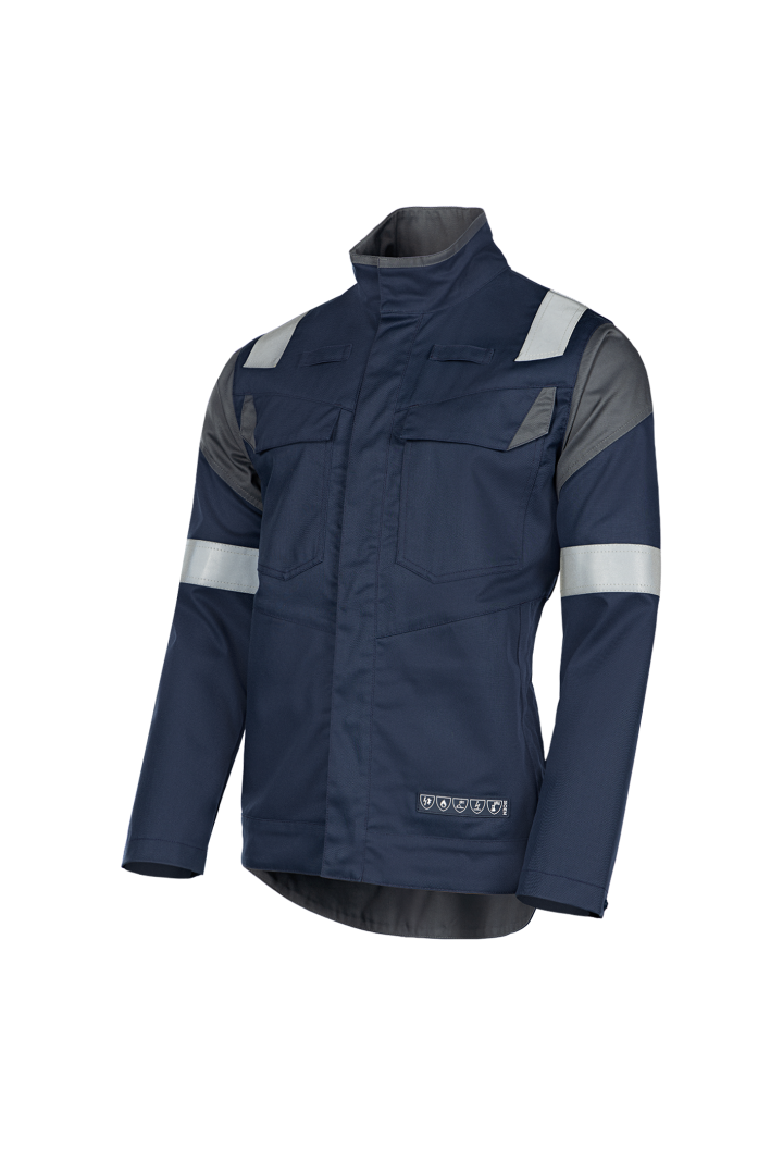 602U Werkjas Rodari navy/antraciet S