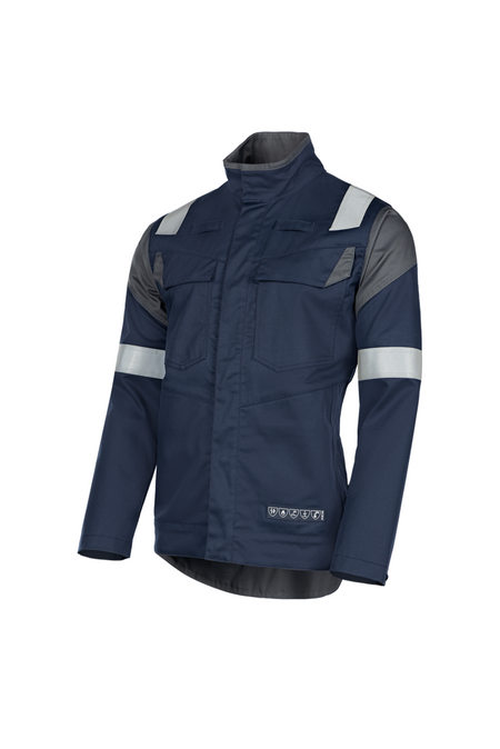 602U Werkjas Rodari navy/antraciet XL