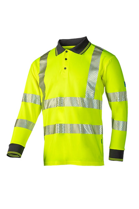 612A Polo Casbas fluo geel S