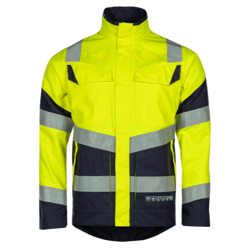 614U Werkjas Merak fluogee/navy M