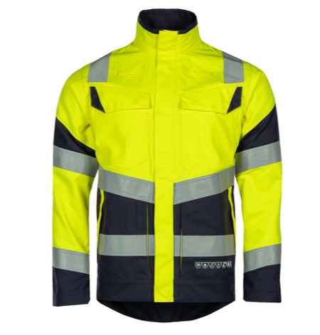 614U Werkjas Merak fluogee/navy L