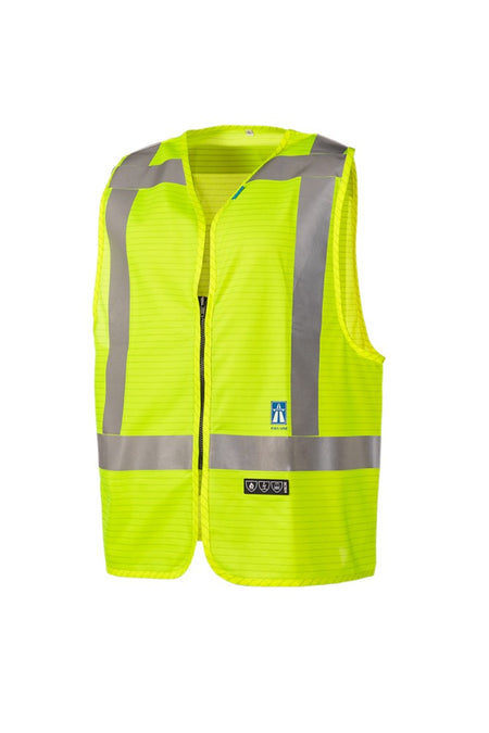 620A FR AST Gilet Sarvan fluo geel XL
