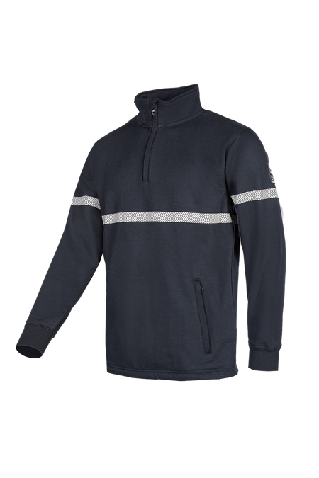 635A Sweater Druten marineblauw M