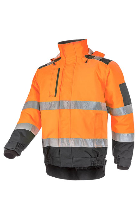 639A Blouson Croston fl oranje/mar 3XL