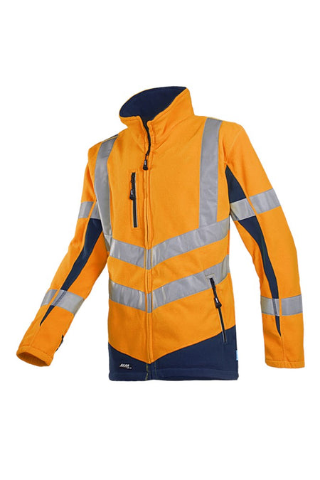 711Z Fleece Senic fluo oranje/marine L