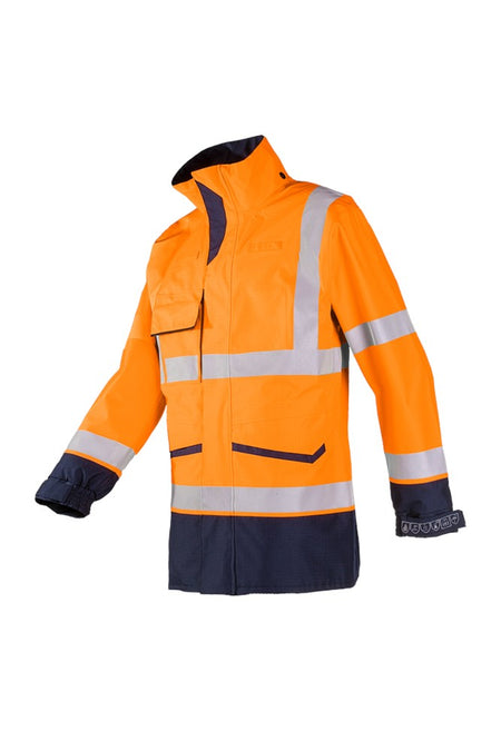 7229 Regenjas Falcon fl oranje/mar 2XL