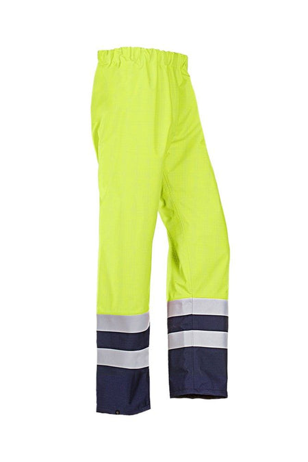 7235 Broek Kamber Fluo Geel/Marine L