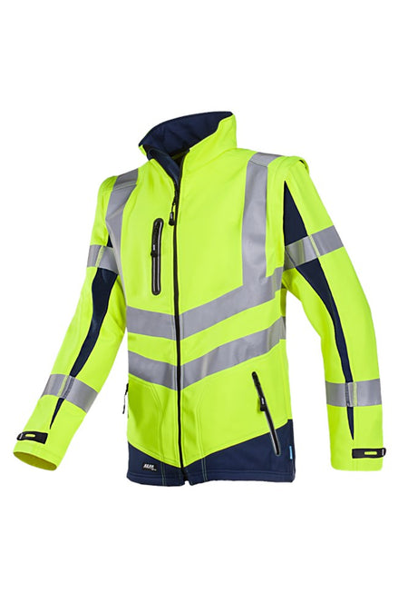 724Z Softshell Malden fl geel/mar M