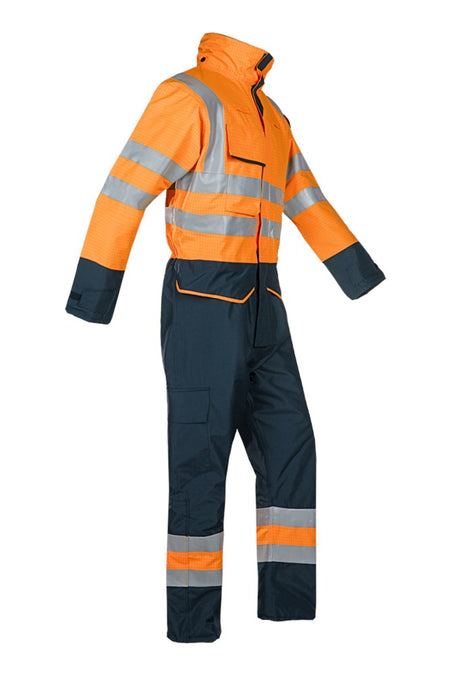 7253 Overall Carret fl oranje/mar M
