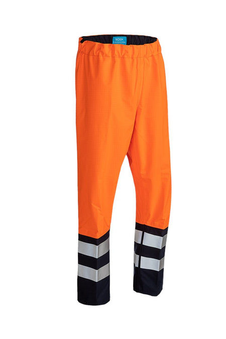 7276 Broek Hovi fluo oranje/marine M