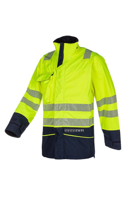 7330 Excell Parka Torvik fl geel/mar M
