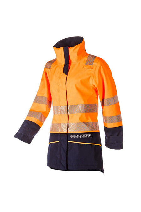 7331 Excell Parka Vaski fl oranje/mar XL
