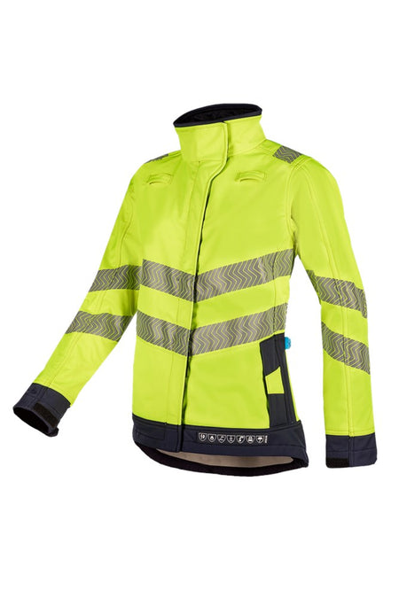 7332 Heika softshell ARC fl geel/mar M