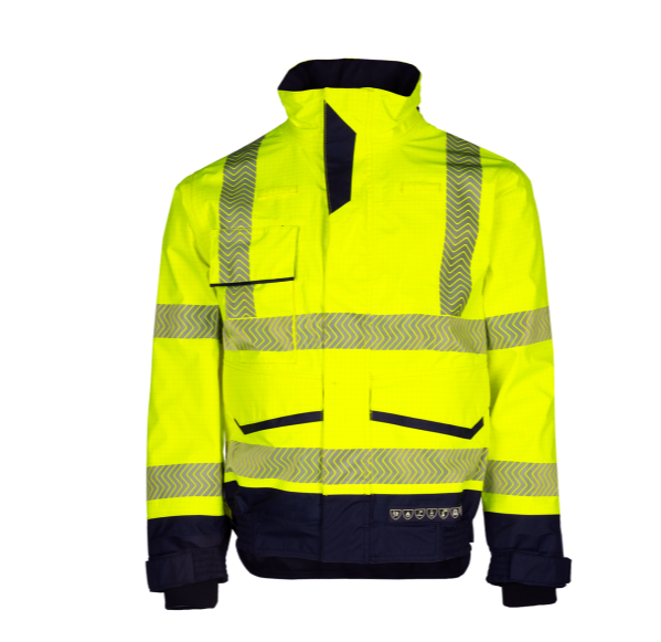 8527 Jas Frovik FR+AST geel/marine M