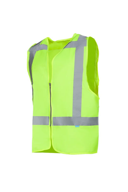 9052 Gilet Solaka fluo geel XL