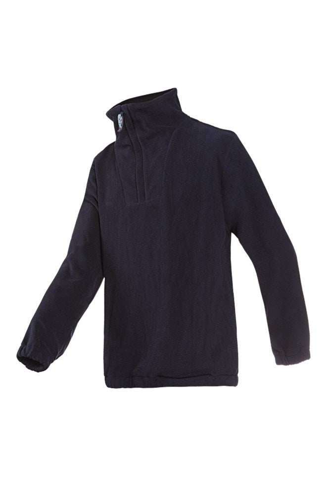 9854 Fleece Urbino marineblauw S
