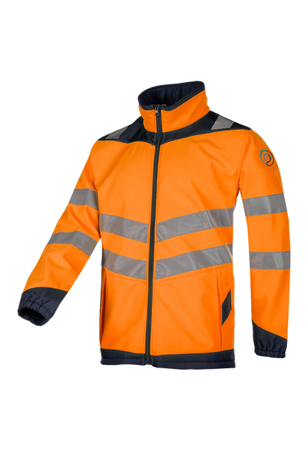 9912 Aborg Softshell Jas fl oran/mar M
