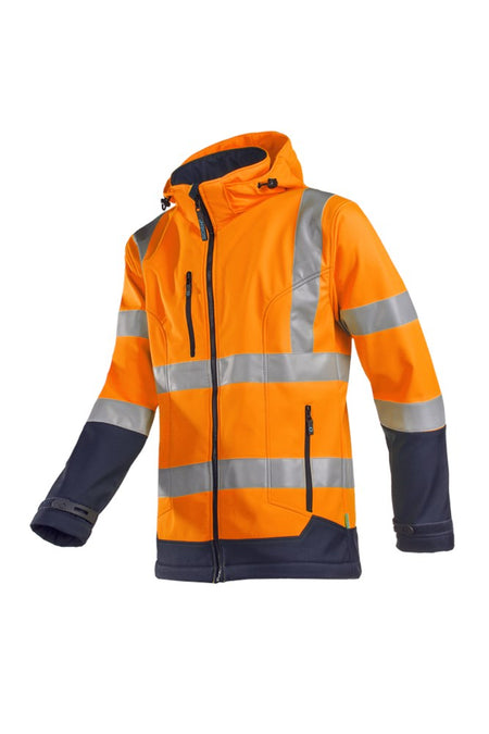 9933 Softshell Fuller fl oranje/mar XL