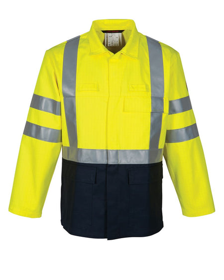 Havep 30012 Jas fluo geel/marine, 62