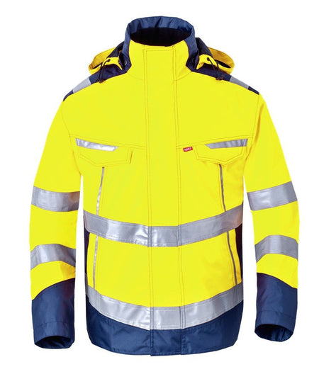 Havep 50217 Parka fluo geel/marine, M