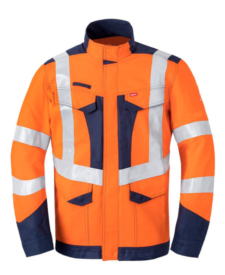 Havep 50247 Korte jas fluo or./mar., S