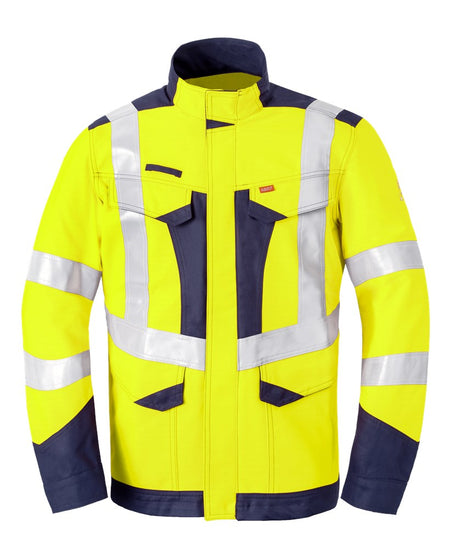 Havep 50247 Korte jas fluo geel/mar, L