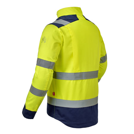 Havep 50426 Werkjack fluo geel/navy 3XL