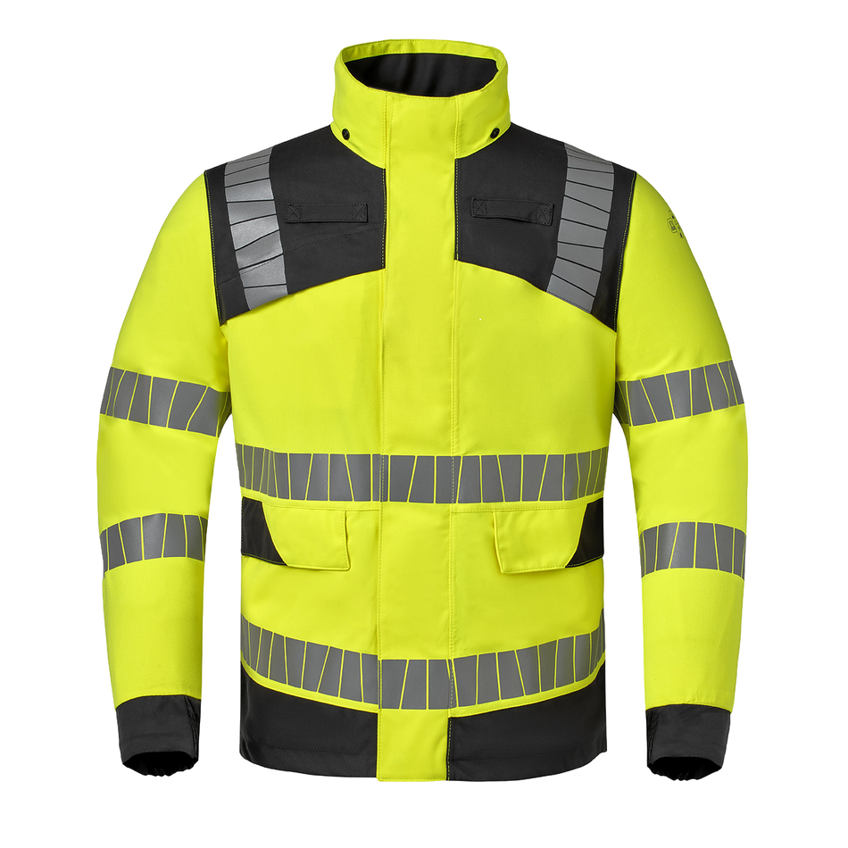 Havep 50454 Parka fluo geel/navy M
