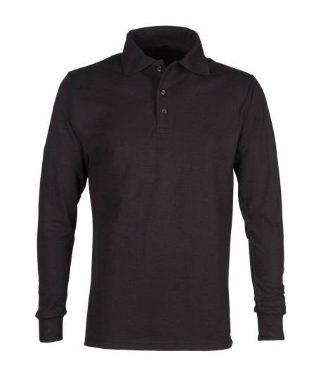 Havep 77020 Polo FR l.mouw zwart, 2XL