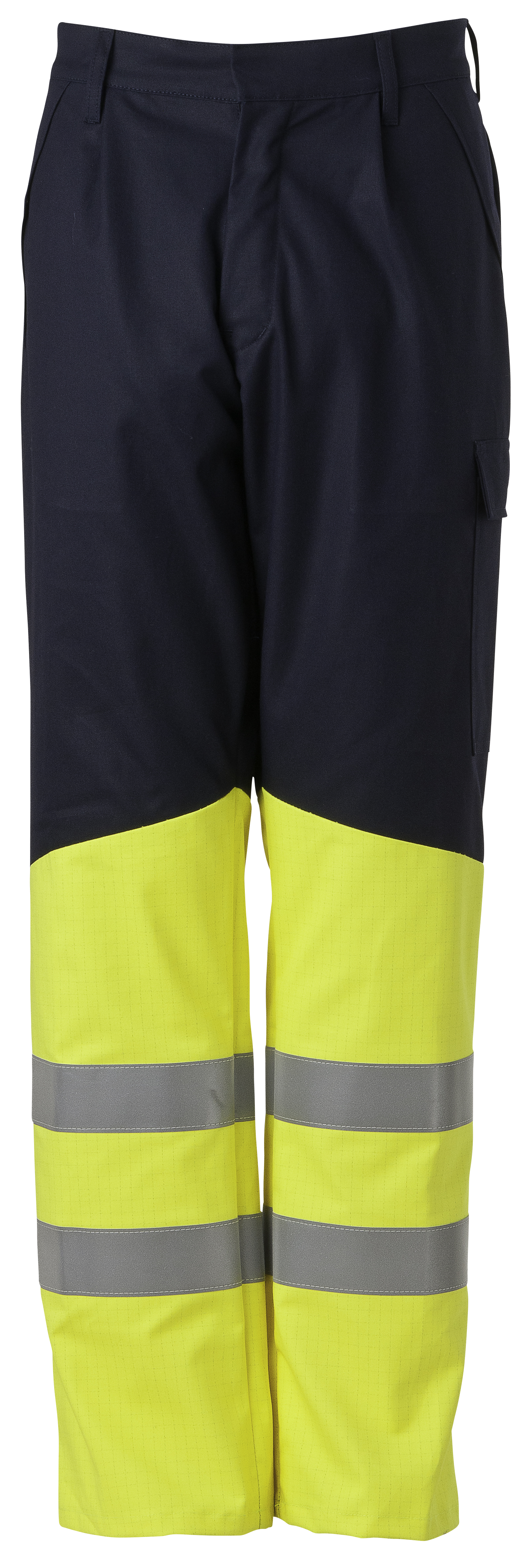 Havep 80008 Werkbroek navy/fl. geel, 44