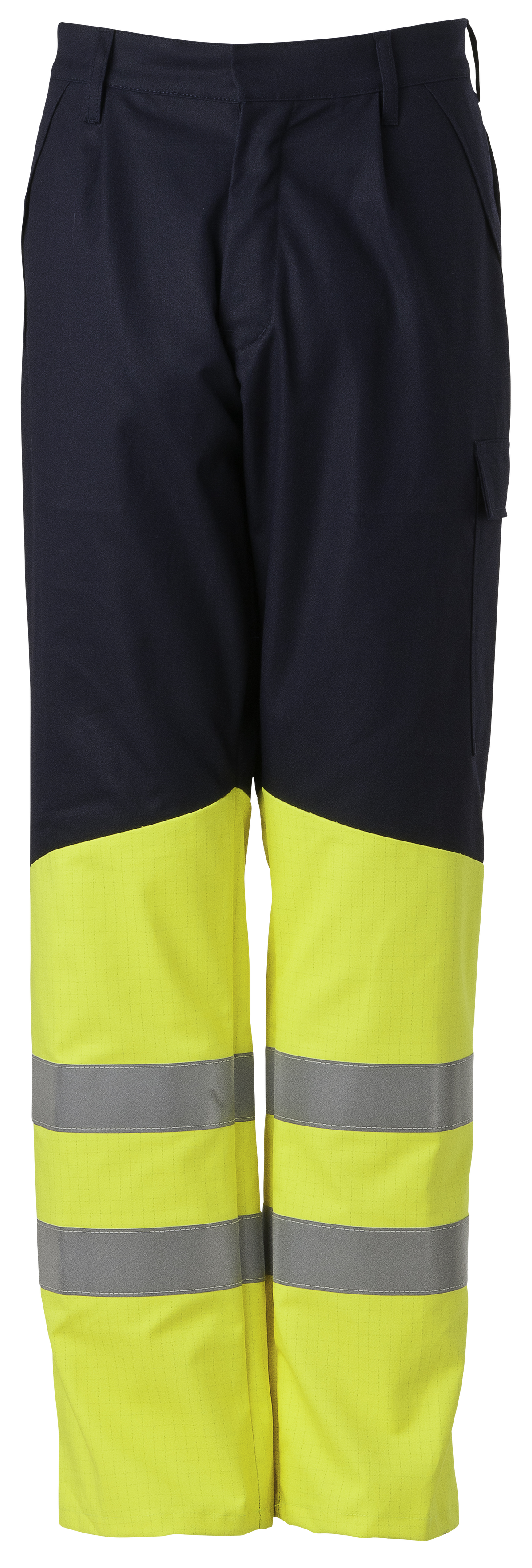 Havep 80008 Werkbroek navy/fl. geel, 47