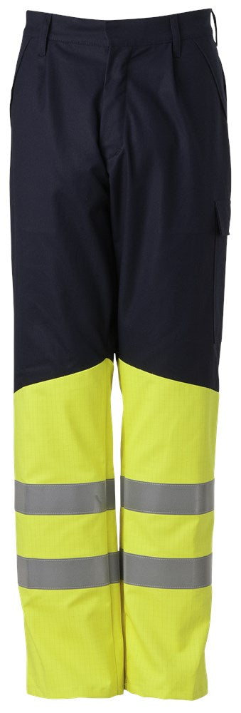 Havep 80012 Werkbroek navy/fluo geel, 62