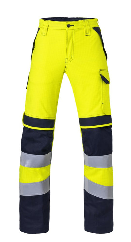 Havep 80308 Werkbroek fluo geel/mar. 64