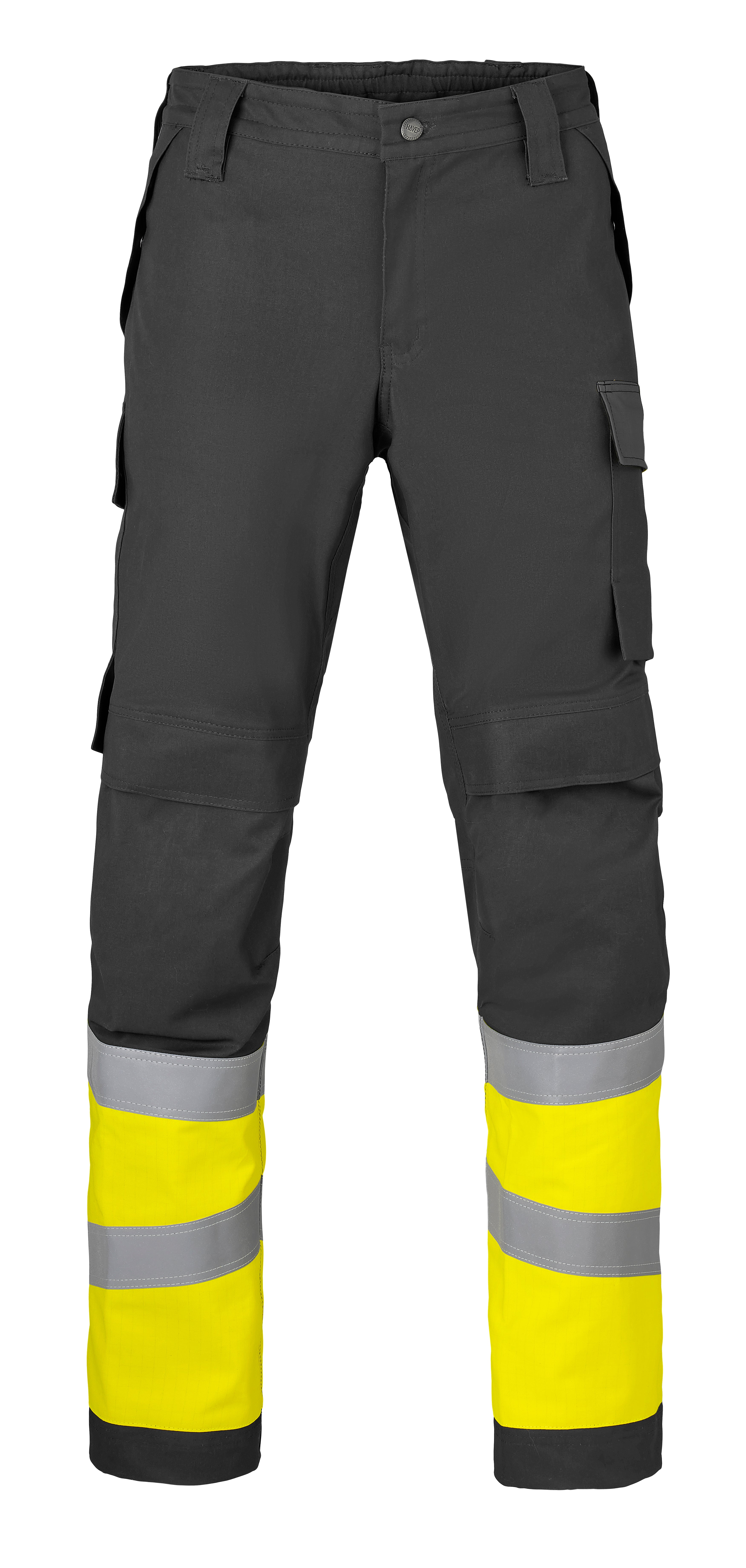 Havep 80567 Werkbroek char/fluo geel, 68