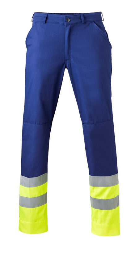 Havep 8397 Werkbroek marine/fl.geel 44