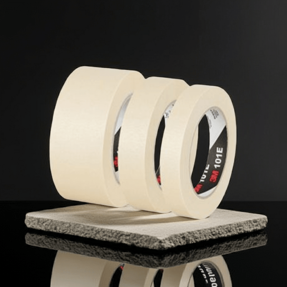 3M - 101E Papieren afplaktape tot 60°C - Duopro.nl