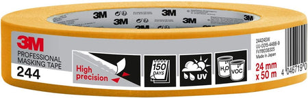 3M-244 maskingtape washi Gold - Duopro.nl
