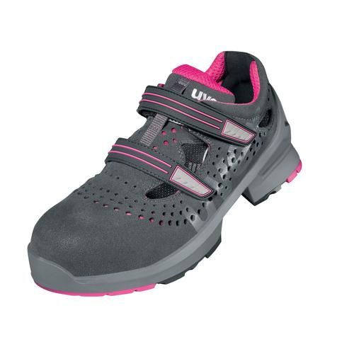 uvex 1 85608 S1 grijs/roze, 36