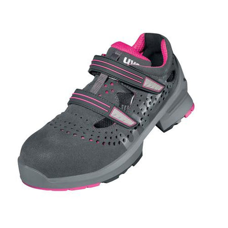 uvex 1 85608 S1 grijs/roze, 37