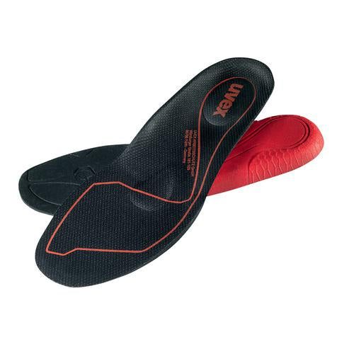 uvex insole 95347 zw/rood, mt 35